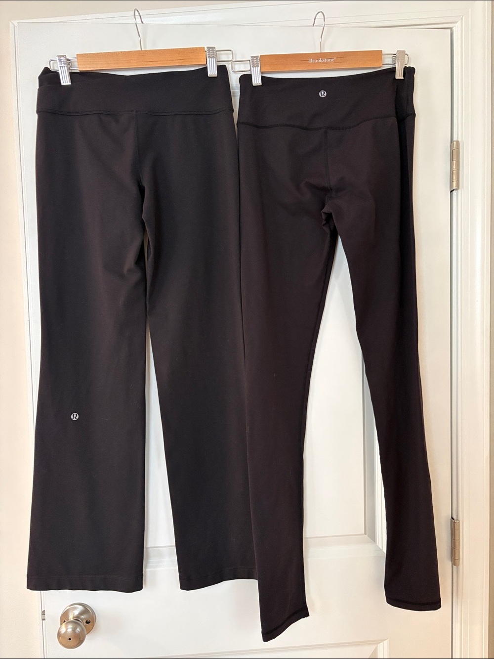 lululemon athletica Black Flare and Skinny Yoga Pants Duo